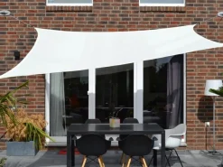Vierecksonnensegel HDPE 400 cm x 500 cm*Floracord Best