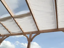 Floracord Sonnensegel|Vierecksonnensegel Weiß 220 cm x 58 cm