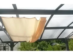 Floracord Sonnensegel|Vierecksonnensegel Elfenbein 330 cm x 140 cm