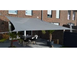 Vierecksonnensegel HDPE Silber 250 cm x 300 cm*Floracord Sale