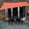 Floracord Sonnensegel|Vierecksonnensegel Terracotta 300 cm x 400 cm mit Regenschutz