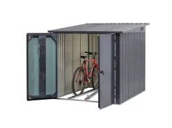 Fahrradgarage 3 Fahrräder Anthrazit 163,5 cm x 204 cm*Floraworld Discount