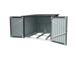 Fahrradgarage Vario für 3 Fahrräder 217 cm x 236 cm x 145/165 cm*Floraworld New