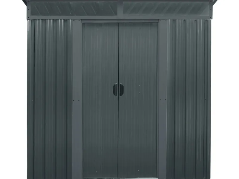 Metall-Gerätehaus Anthrazit 2 m²*Floraworld Clearance