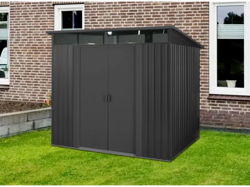 Metall-Gerätehaus Anthrazit 2 m²*Floraworld Clearance
