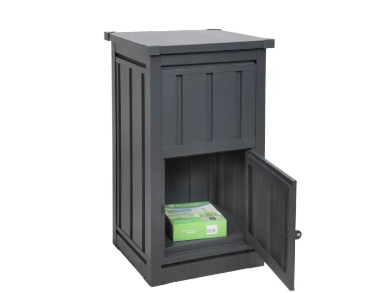 Paketbox Stahl Profiliert Abschließbar 109 x 63 x 55 cm Anthrazit*Floraworld Clearance