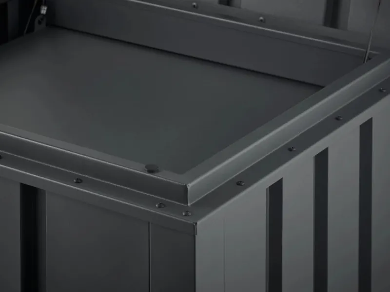 Paketbox Stahl Profiliert Abschließbar 109 x 63 x 55 cm Anthrazit*Floraworld Clearance