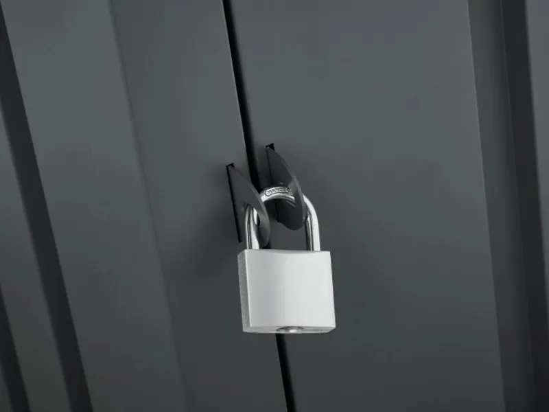 Paketbox Stahl Profiliert Abschließbar 109 x 63 x 55 cm Anthrazit*Floraworld Clearance