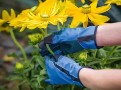 Gartenbekleidung|Floristikhandschuh PVC-Benoppung Größe 9