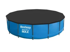 Bestway Aufstellpools|Flowclear PVC-Abdeckplane 427 x 427 cm