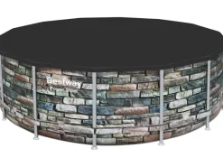 Bestway Aufstellpools|Flowclear PVC-Abdeckplane 427 x 427 cm