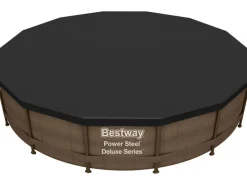 Bestway Aufstellpools|Flowclear PVC-Abdeckplane 427 x 427 cm