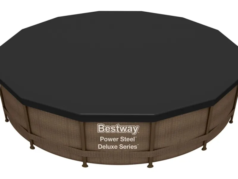 Bestway Aufstellpools|Flowclear PVC-Abdeckplane 427 x 427 cm
