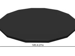 Bestway Aufstellpools|Flowclear PVC-Abdeckplane 427 x 427 cm