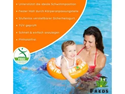 Wassersport|Wasserspielzeug|Freds Swim Academy Schwimmreifen Classic Orange 2 Jahre - 6 Jahre