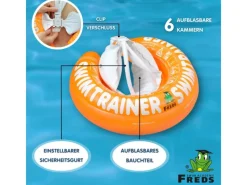 Wassersport|Wasserspielzeug|Freds Swim Academy Schwimmreifen Classic Orange 2 Jahre - 6 Jahre