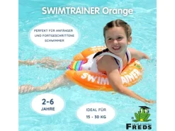 Wassersport|Wasserspielzeug|Freds Swim Academy Schwimmreifen Classic Orange 2 Jahre - 6 Jahre