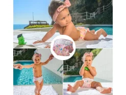 Wassersport|Wasserspielzeug|Freds Swim Academy Schwimmwindel Pink Größe 2 (9-16kg)