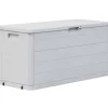 furnicato Universalboxen|Gartenschränke|Garten-Aufbewahrungsbox 280 L Hellgrau