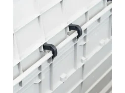 furnicato Universalboxen|Gartenschränke|Garten-Aufbewahrungsbox 280 L Hellgrau