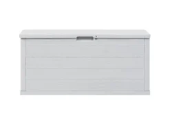 furnicato Universalboxen|Gartenschränke|Garten-Aufbewahrungsbox 280 L Hellgrau