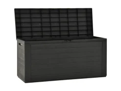 Gartenbox Anthrazit 116x44x55 cm*furnicato New