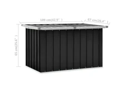 Gartenbox Anthrazit 109x67x65 cm*furnicato Online