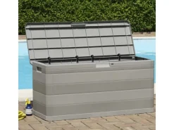furnicato Universalboxen|Auflagenboxen|Gartenbox Grau 117×45×56 cm