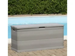 furnicato Universalboxen|Auflagenboxen|Gartenbox Grau 117×45×56 cm