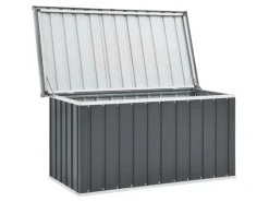 furnicato Universalboxen|Auflagenboxen|Gartenbox Grau 129x67x65 cm