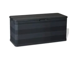 furnicato Universalboxen|Auflagenboxen|Gartenbox Schwarz 117×45×56 cm