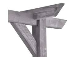 Garten-Pergola Grau 200x40x205 cm Imprägniertes Kiefernholz*furnicato Hot