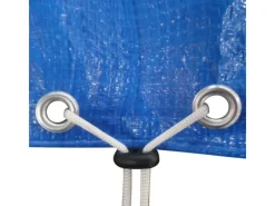 Poolabdeckung PE Rundform 450 - 457 cm 90 g/m²*furnicato New