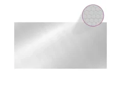 Poolabdeckung Silbern 975x488 cm PE*furnicato New