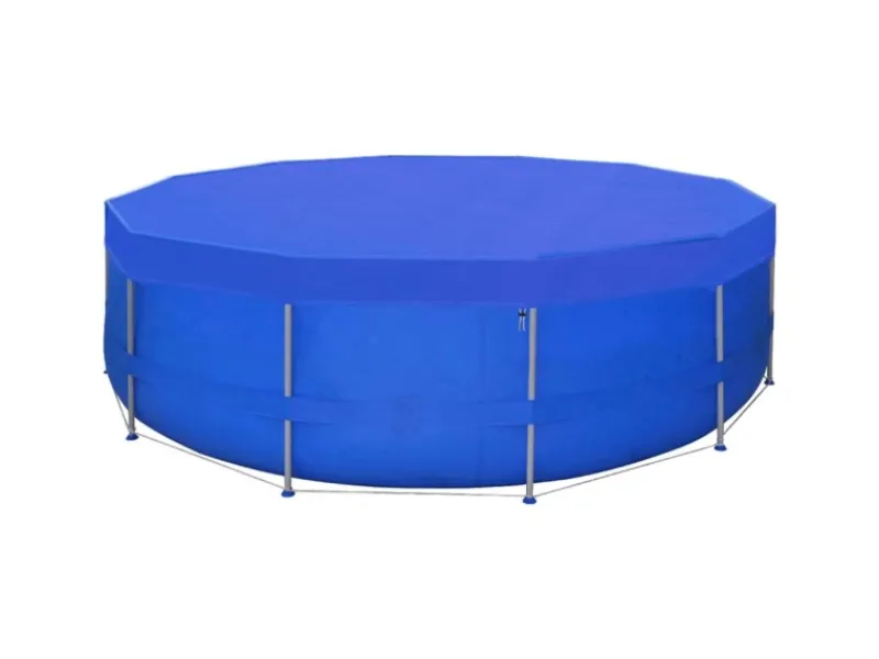 Poolabdeckungen 2 Stk. PE Rund 460 cm 90 g/m²*furnicato Best