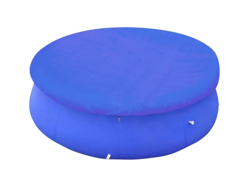 Poolabdeckungen 2 Stk. PE Rund 460 cm 90 g/m²*furnicato Best