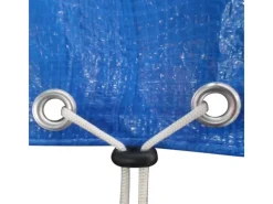 furnicato Pool Abdeckung|Poolabdeckungen 2 Stk. PE Rechteckig 90 g/m² 394x207 cm