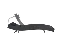 furnicato Sonnenliegen|Sonnenliege Poly Rattan und Textilene