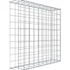 Gabiona Feuerschalen|Gabione-Anbaukorb Typ 2 100 x 100 x 20 cm Maschenw 10 x 10 cm