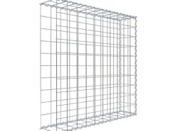 Gabiona Feuerschalen|Gabione-Anbaukorb Typ 2 100 x 100 x 20 cm Maschenw 10 x 10 cm