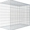 Gabiona Feuerschalen|Gabione-Anbaukorb Typ 2 80 x 100 x 50 cm Maschenw 5 x 10 cm