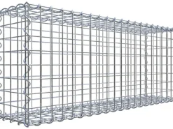 Gabiona Feuerschalen|Gabionenkorb 40 cm x 100 cm x 20 cm Maschenw 5 cm x 5 cm