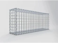 Gabiona Feuerschalen|Gabionenkorb 40 cm x 100 cm x 20 cm Maschenw 5 cm x 5 cm