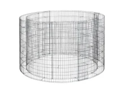 Bellissa Teichfolien|Regenwasser-Nutzung|Gabionen-Wasserfass 750 l 80 cm x Ø 130 cm