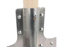 Galaflor Spaten|Schaufeln|Aluschaufel mit Stahlkante 2 mm und Stiel 130 cm in Größe 9