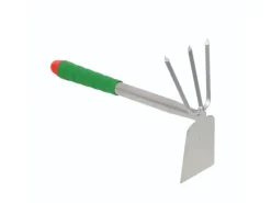 Doppelhacke aus Stahl mit Kunststoffgriff*Galaflor Discount