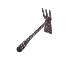 Galaflor Gartenhandgeräte|Doppelhacke aus Stahl mit Blumenmotiv