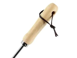 Doppelhacke aus Edelstahl mit Holzgriff 3 Zinken*Galaflor New