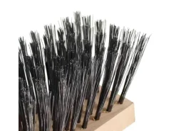 Galaflor Besen|Drahtbesen mit Stahlborsten 30 cm