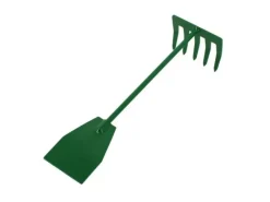 Galaflor Gartenhandgeräte|Friedhofsgerät mit 5 Zinken und Blatt